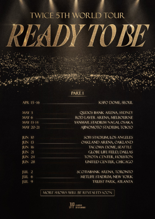 新着情報】TWICE 5TH WORLD TOUR [READY TO BE] > 新着ニュース 